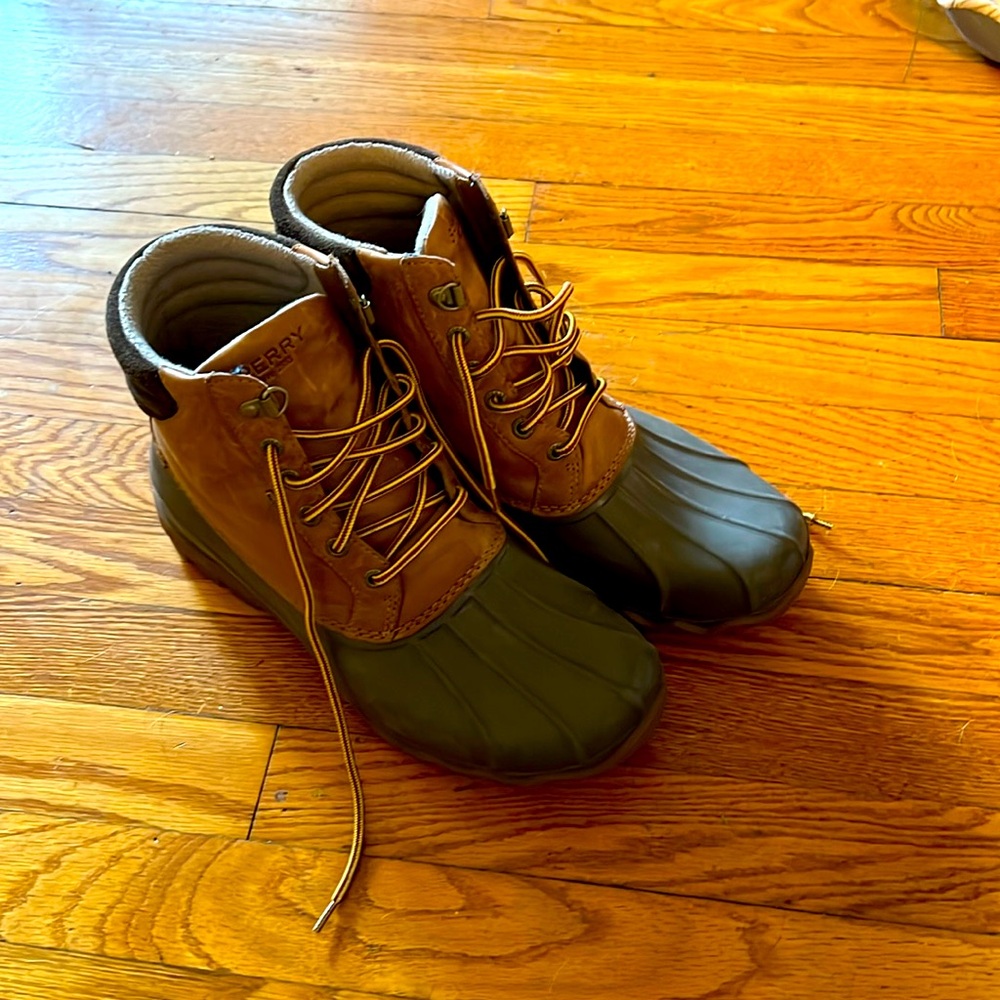 Duck boots.